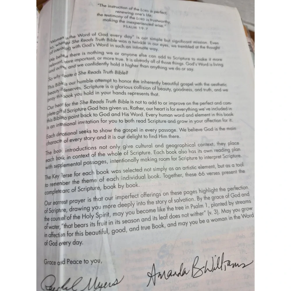 CSB She Reads Truth Bible, Indexed Pink Cover With Damages Read Desc.see Picture